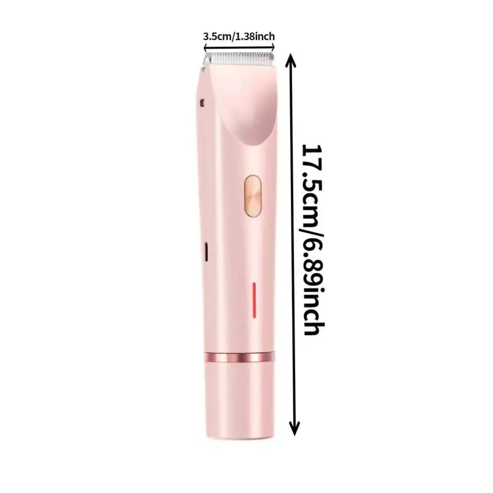 Dual-Use Charging Electric Hair Trimming Tool for Ladies, Dual Head Design for Facial & Body Grooming, Cordless Washable Device for Wet & Dry Daily Skin Grooming Supplies
